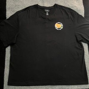 H&M "Les Fruits Du Soleil Tropical" Black S/S T-Shirt XXL 2XL Shirt